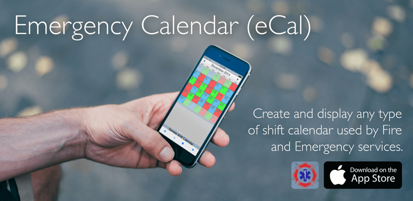 Emergency Calendar (eCal) Shift Calendar for iPhone