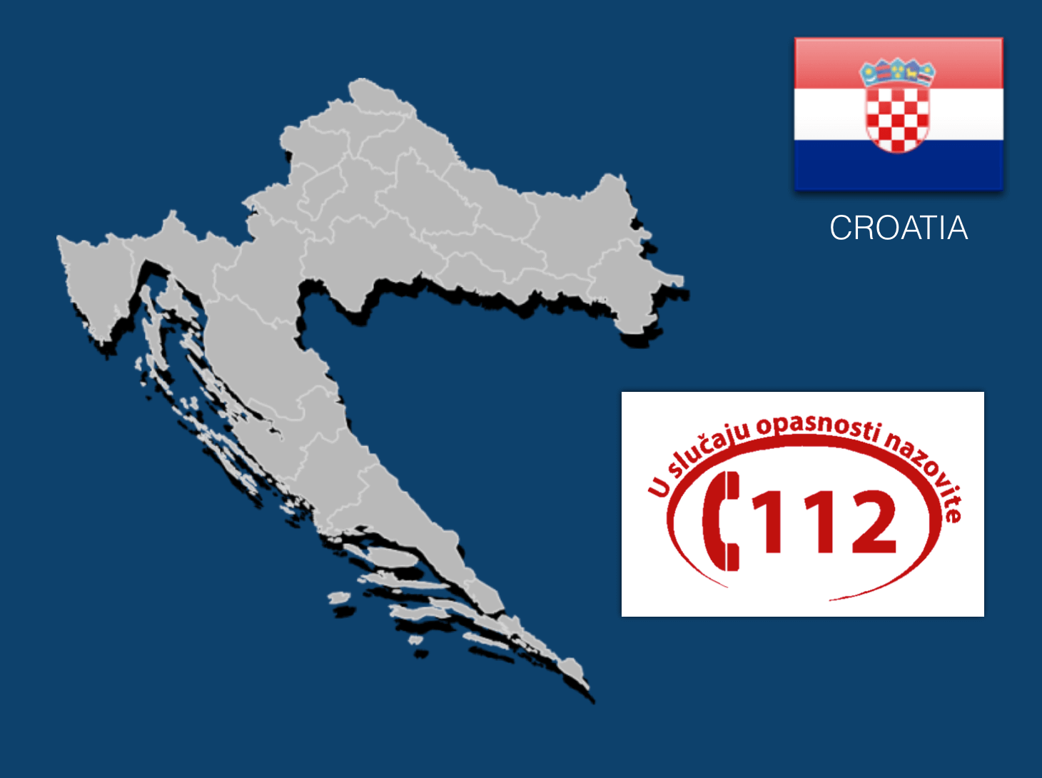 Dial 112 to Call an Ambulance in Croatia