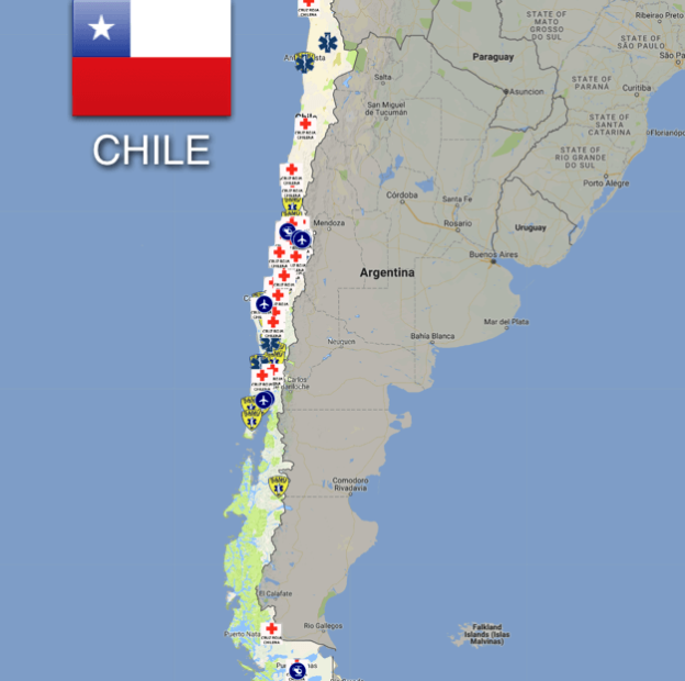 Dial 131 to Call an Ambulance in Chile